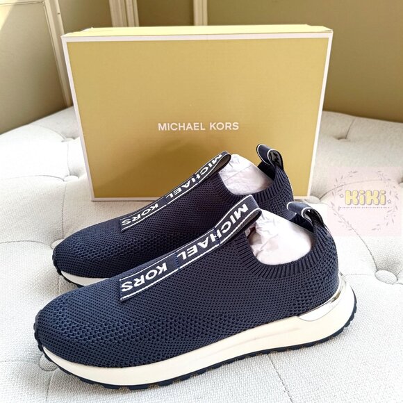 Michael Kors Bodie Knit Slip-On Sneaker navy blue 49S5BDFP1D - Picture 6 of 10